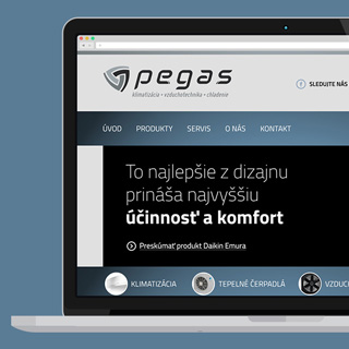 Web stránka Getweb PREMIUM | PegasKlima